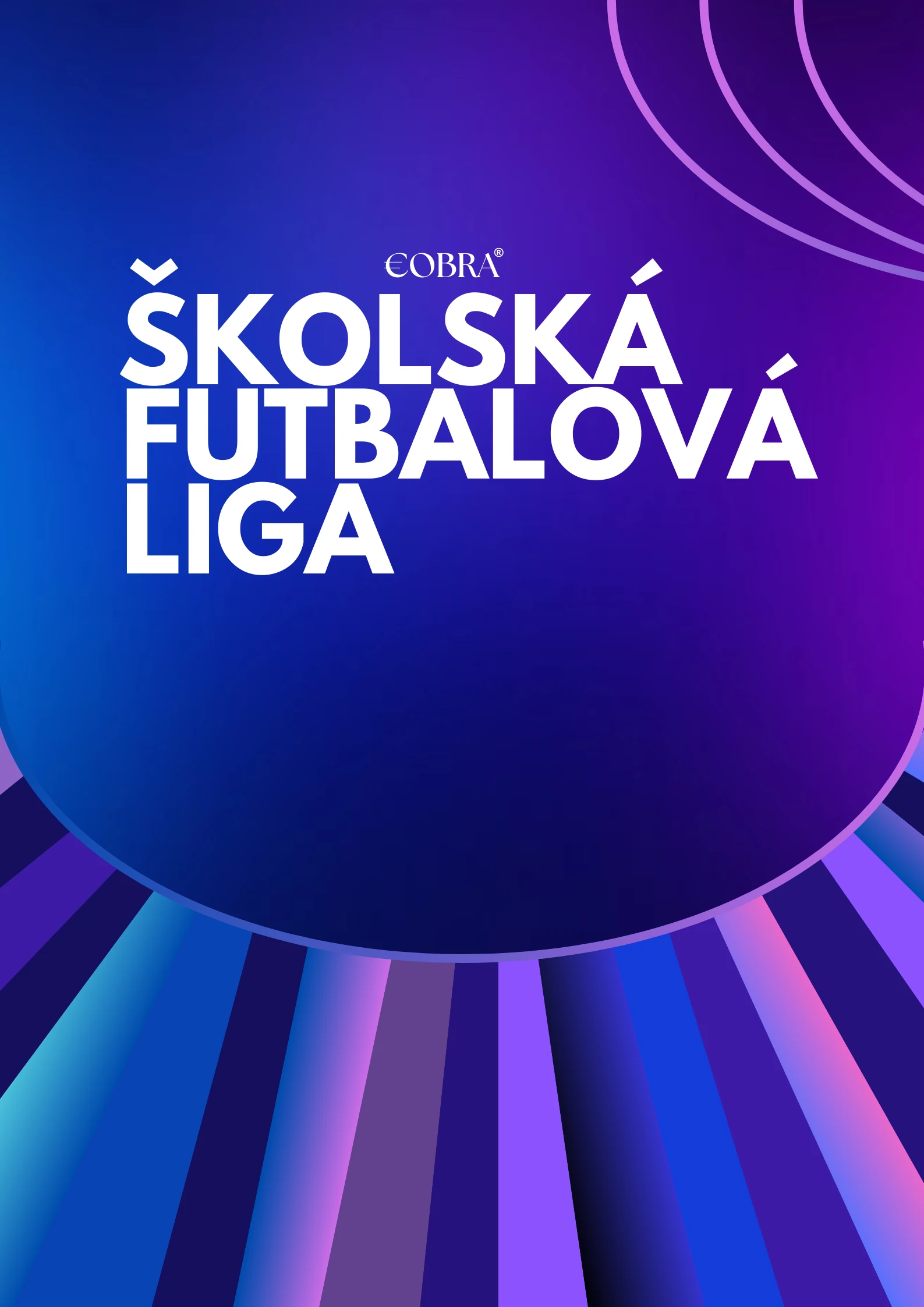 Plagát futbalová liga